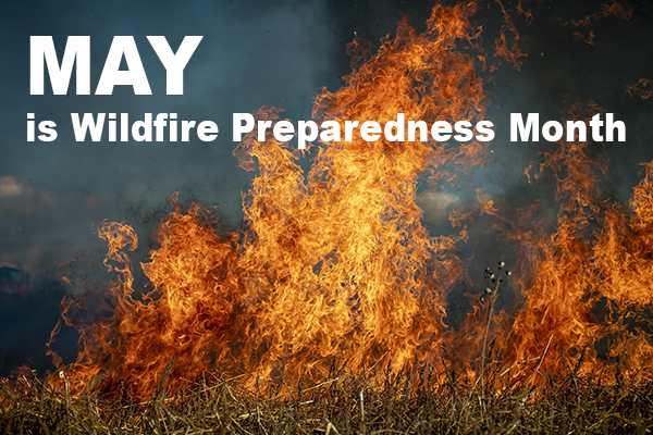May is Wildfire Preparedness Month